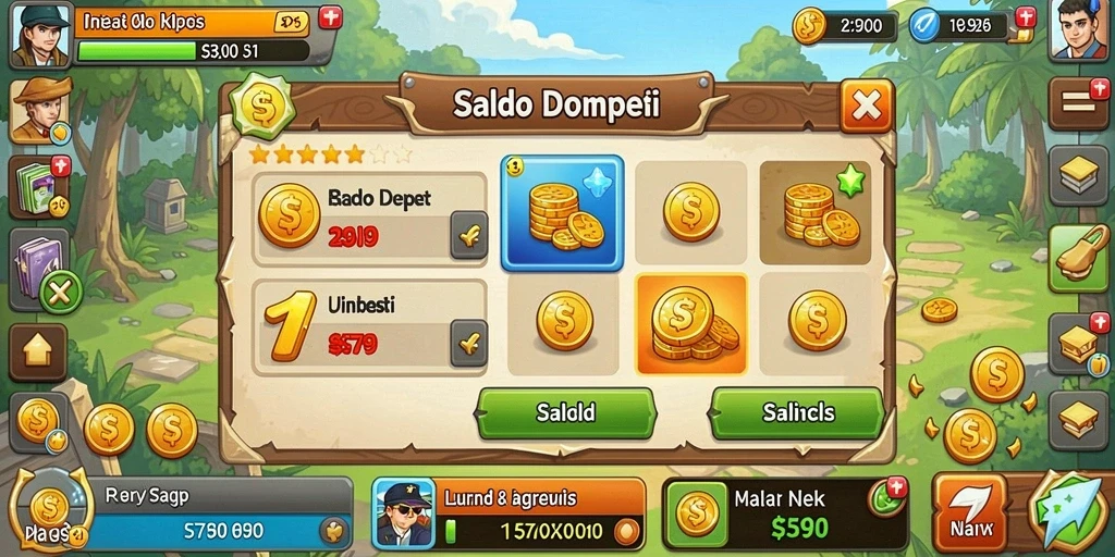 Reward menarik yang menambah motivasi bermain.