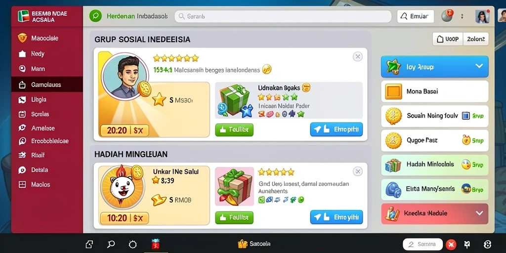 Sistem reward yang menguntungkan bagi setiap pemain.