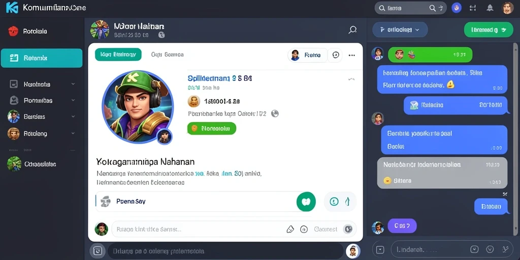 Fitur interaksi yang mendukung komunitas pemain.